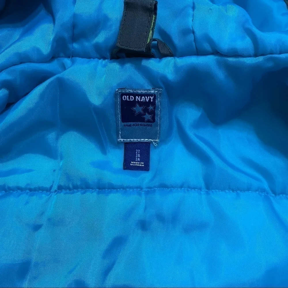 Old Navy Winter Coat Jacket Green Blue 2T Boys